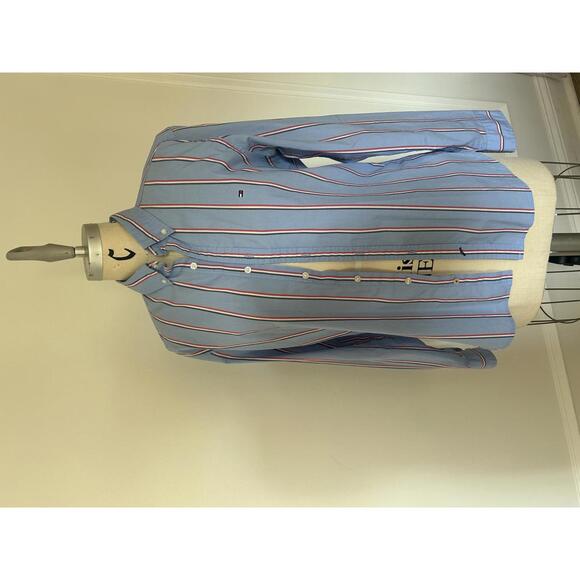 Tommy Hilfiger Other - Tommy Hilfiger - Men's Blue Striped Button-Down Shirt, size M